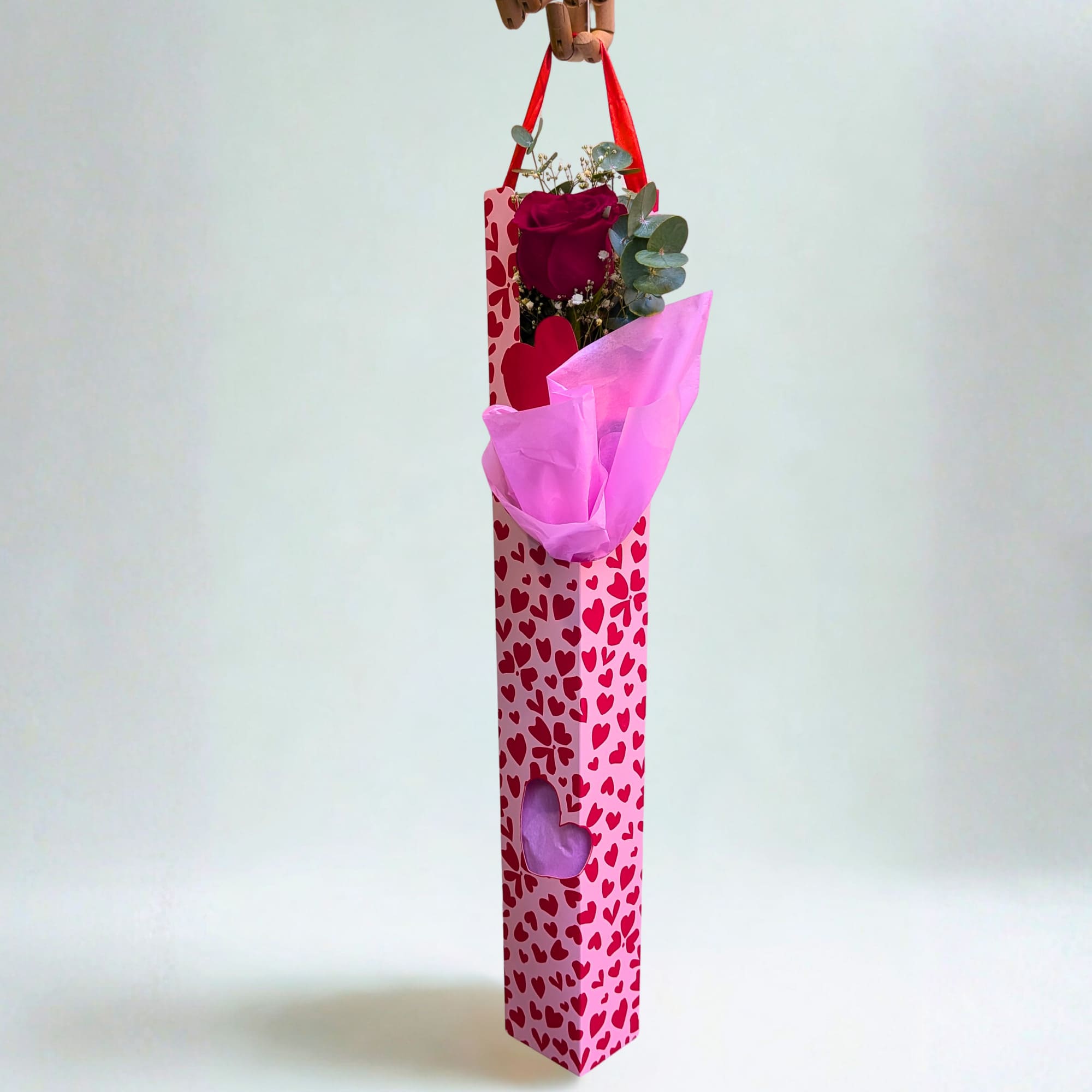 Rosa "para llevar"